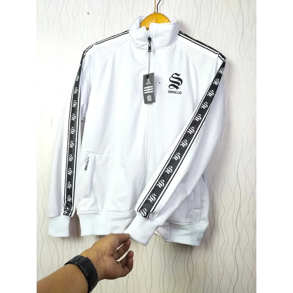 NEW Jacket Tracktop Suke  co. Logo Sinners Bordir Premium - Jaket sport fullteg Pria Wanita  - Atasa