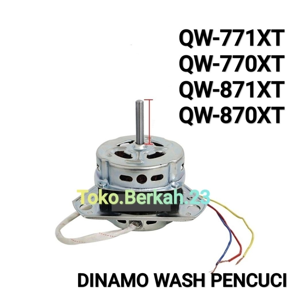 DINAMO WASH PENCUCI AQUA QW-771XT QW-770XT QW-871XT QW-870XT  Motor Penggilas Mesin Cuci Aqua 2 Tabu