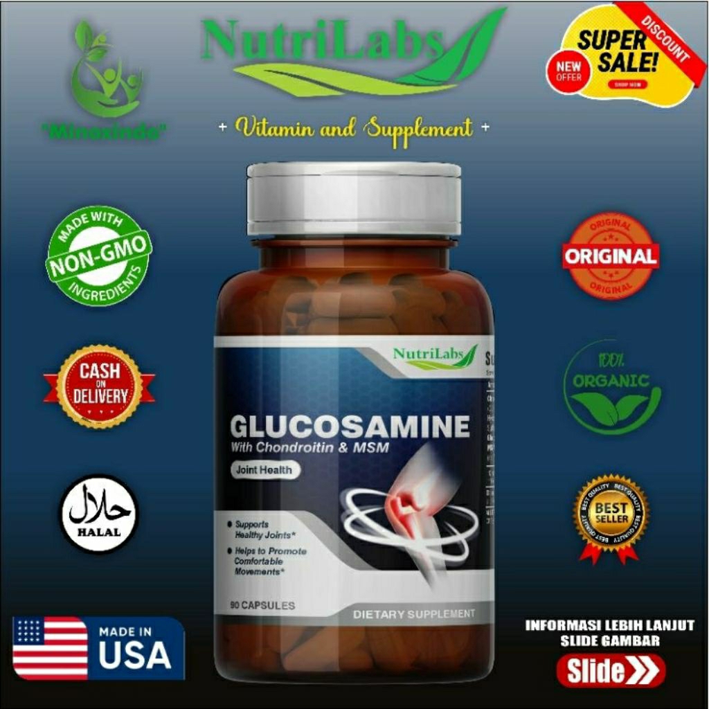 Glucosamine Chondroitin Msm Obat Nyeri Sendi Original