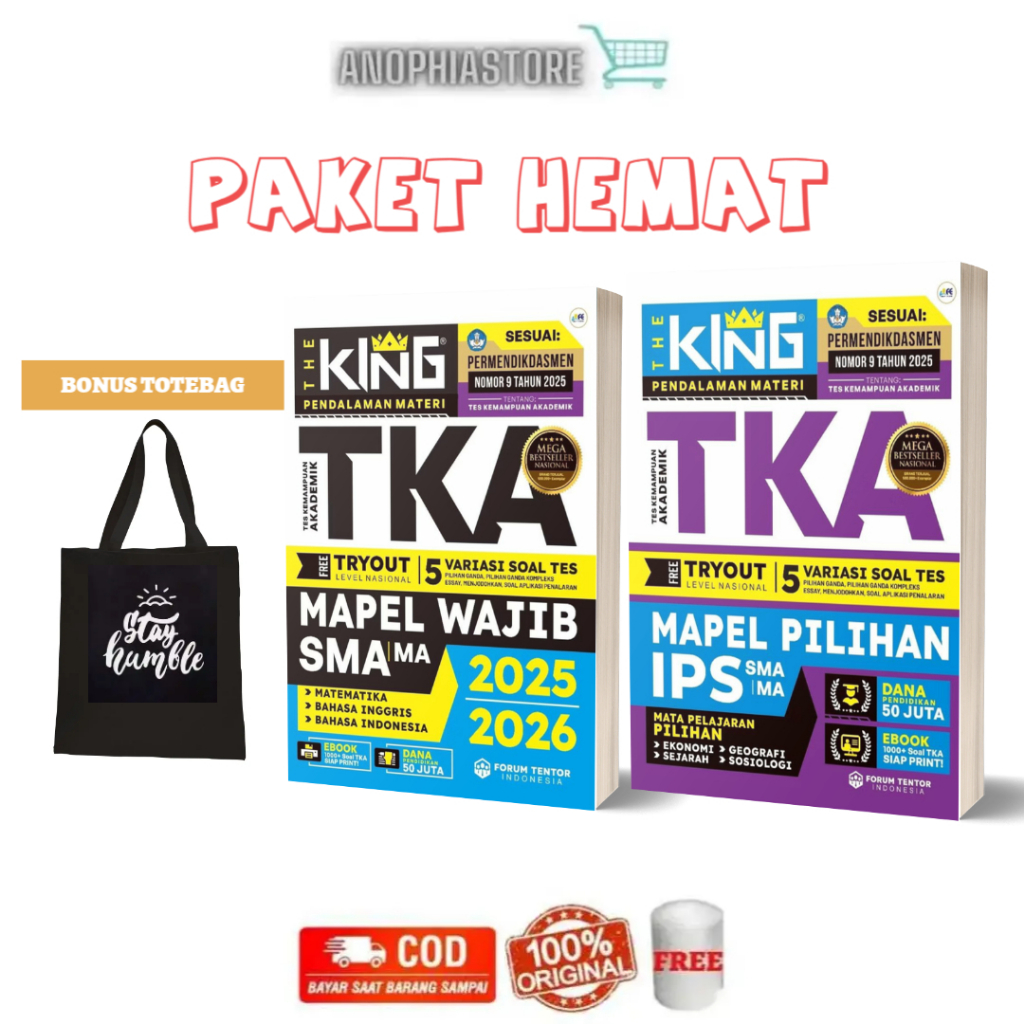 The King TKA SMA 2026 Buku Ujian TKA SMA 2026