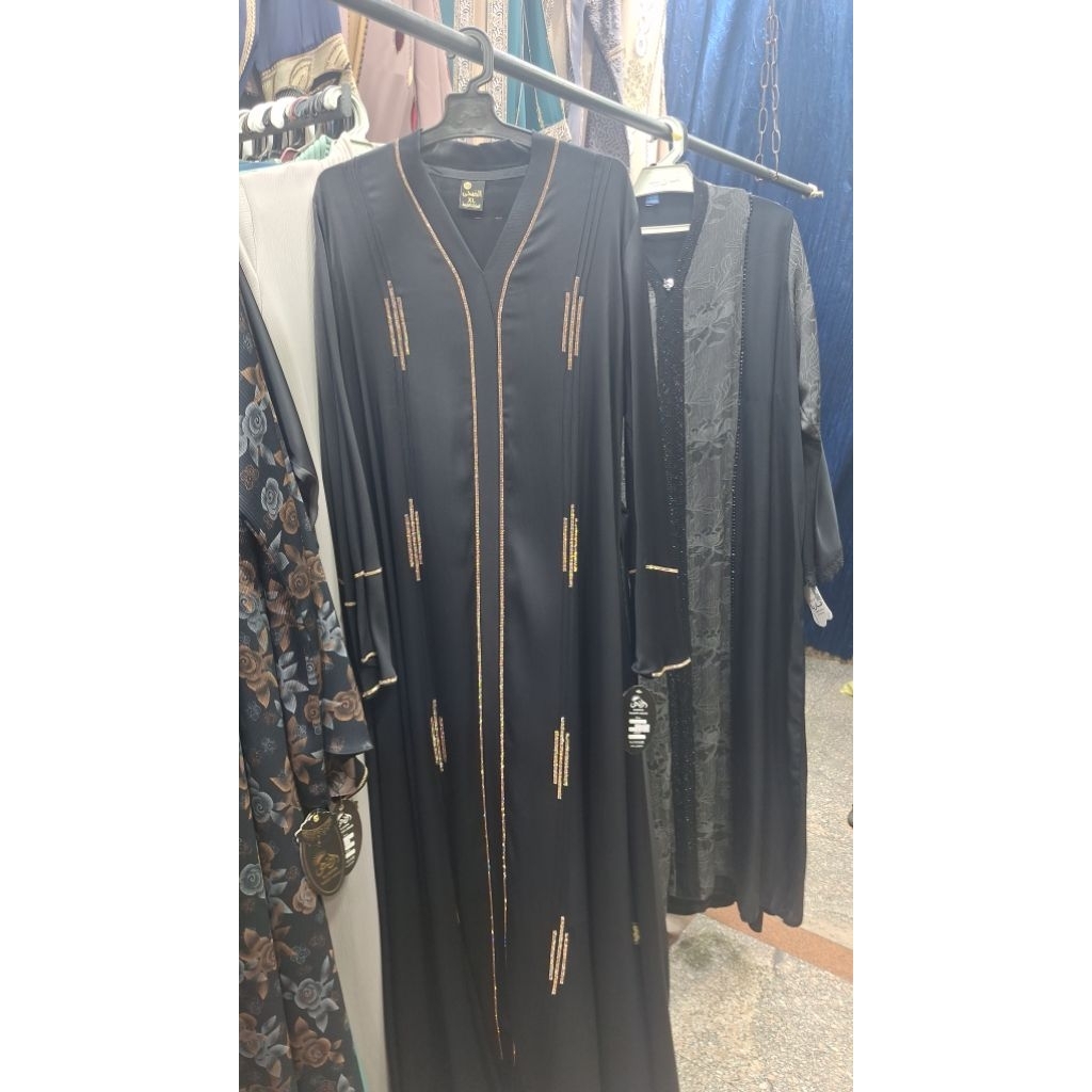 ABAYA MESIR MOTIF GARIS | ORIGINAL