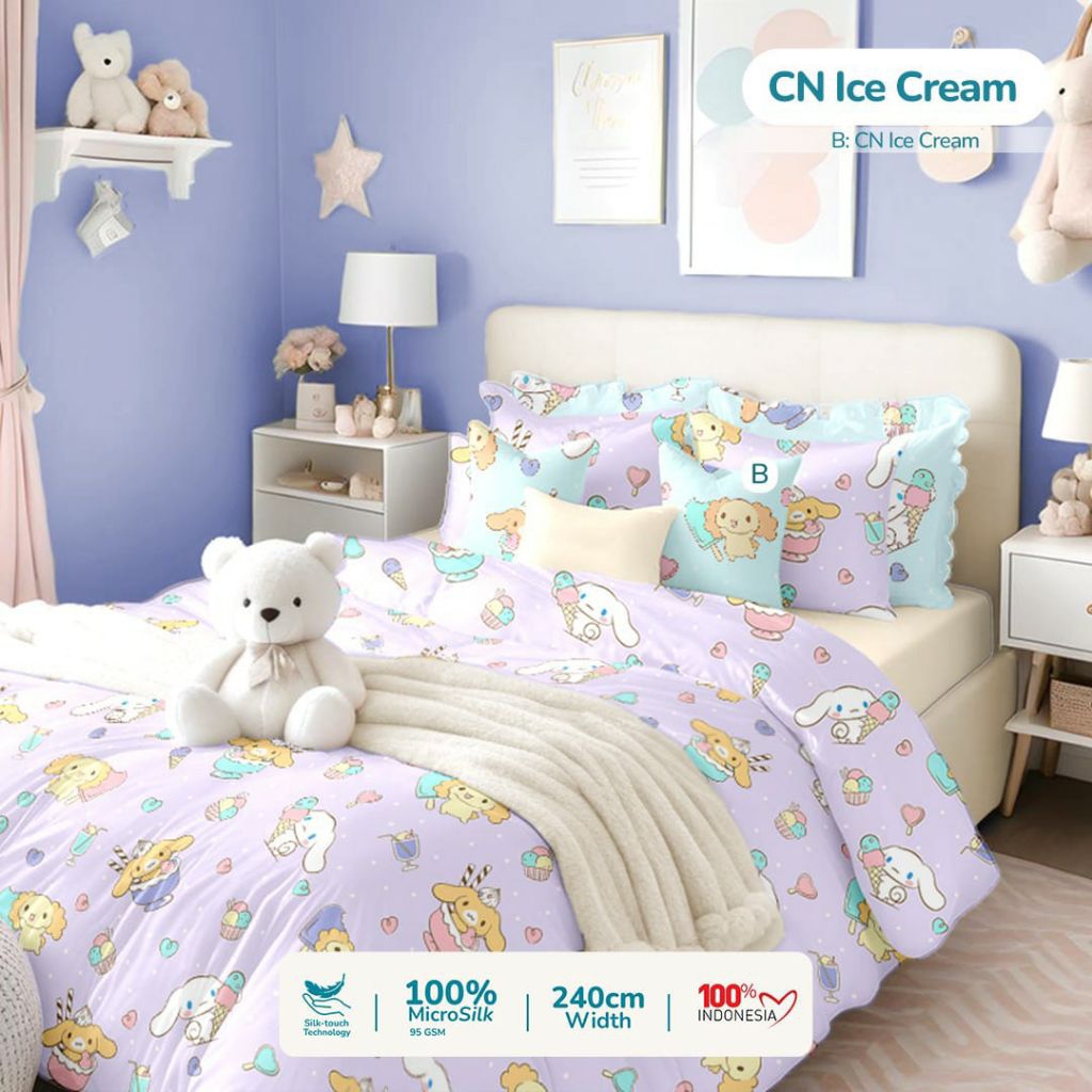 Kain Sprei motif anak