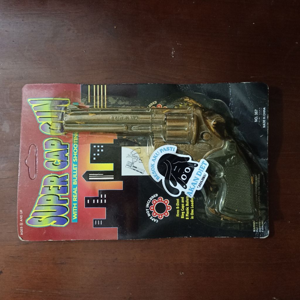 mainan anak capgun doblis metal lawas jadul JUNK RUSAK