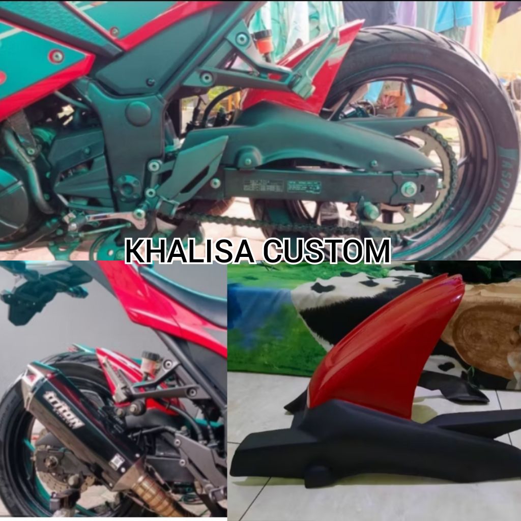 Cover arm hugger arm model standar Kawasaki Ninja 250 fi