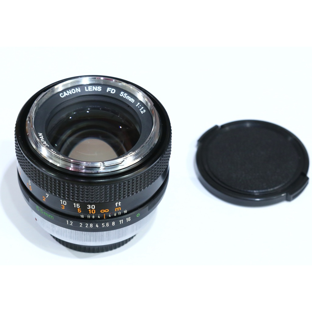 CANON FD 55mm F1.2 Chrome Nose . Mulus Murah Rare