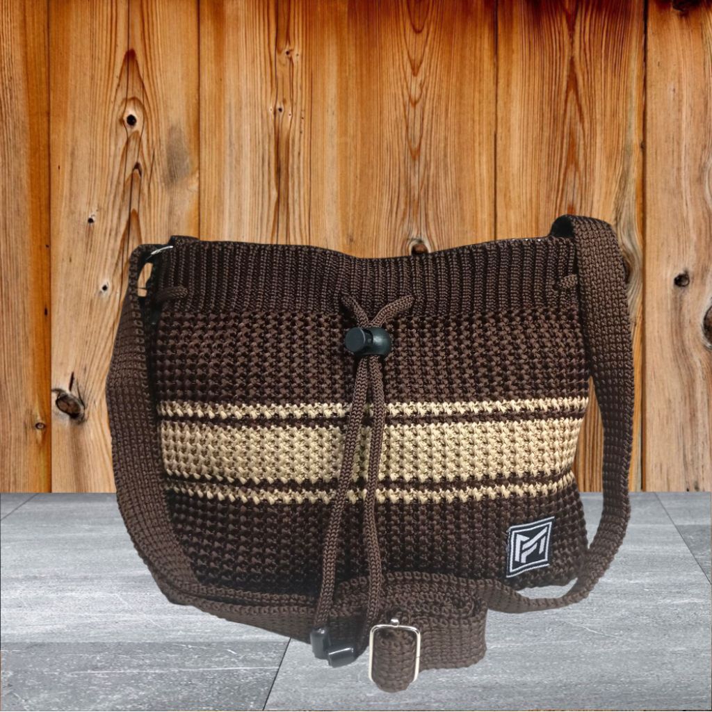 Tas Rajut Wanita Floral Buck Mini Fashion tas rajut mini tas rajut hp wanita dengan design minimalis