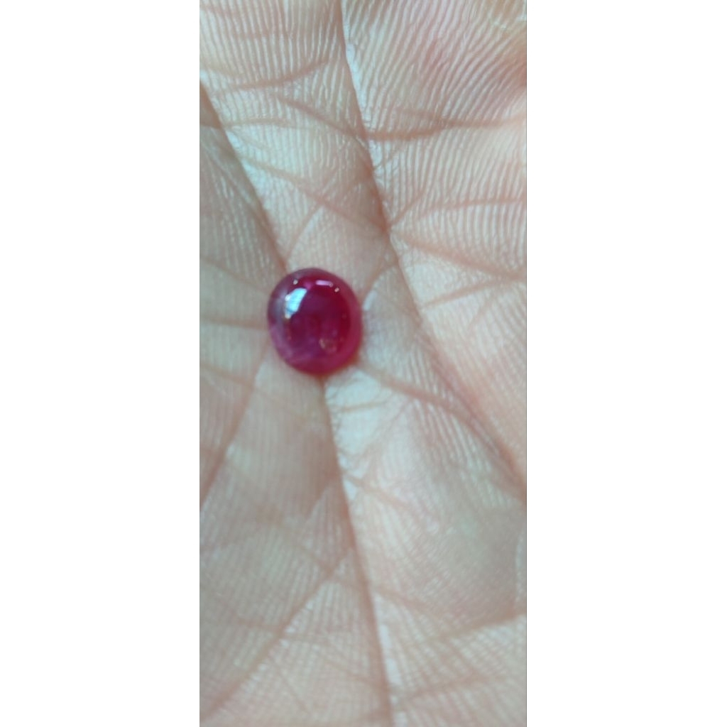 batu permata Ruby asli natural ruby heat-A