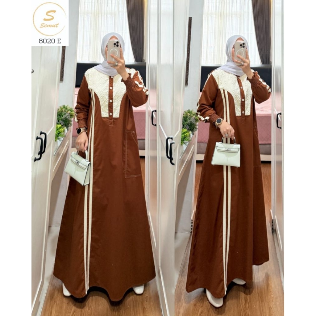 Gamis katun linen