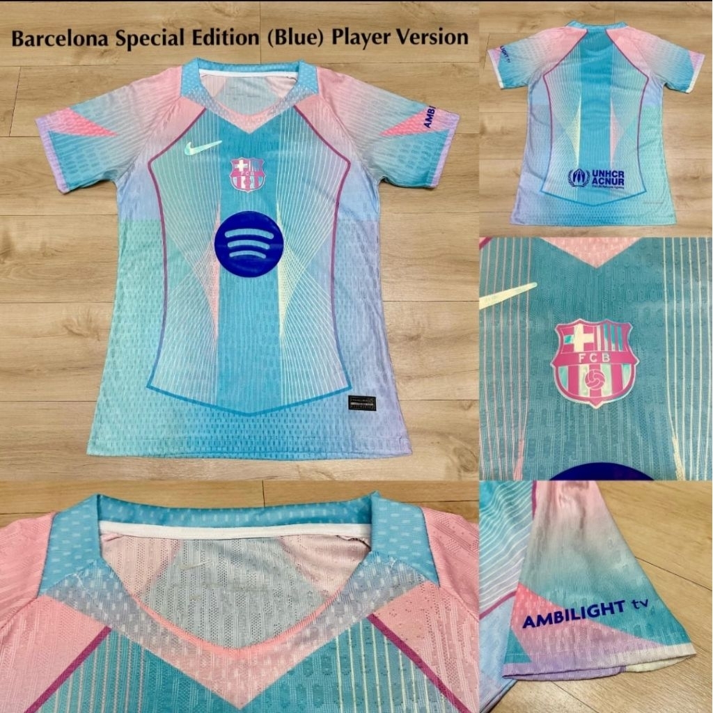Jersey Kaos Baju Sepak Bola Barca Barce Barka Barcelona Home Away 3rd Third Special Edition Edisi Sp