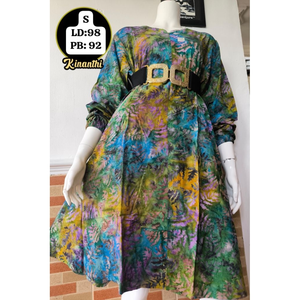 Tunik S bahan Santung by kinanthi.