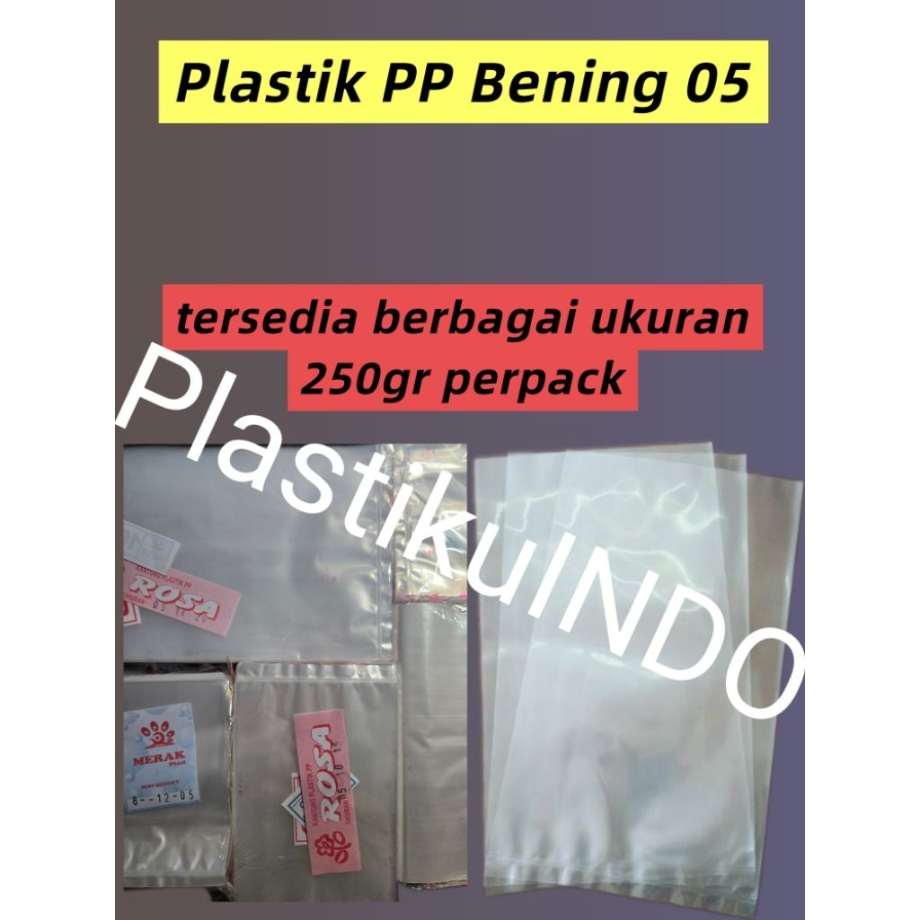 Plastik PP Bening Tebal 05