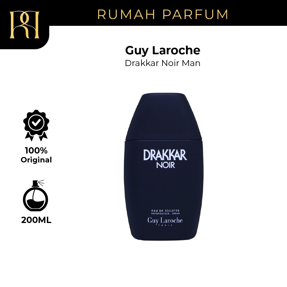 Guy Laroche Drakkar Noir Man (200 ML) Parfum Pria