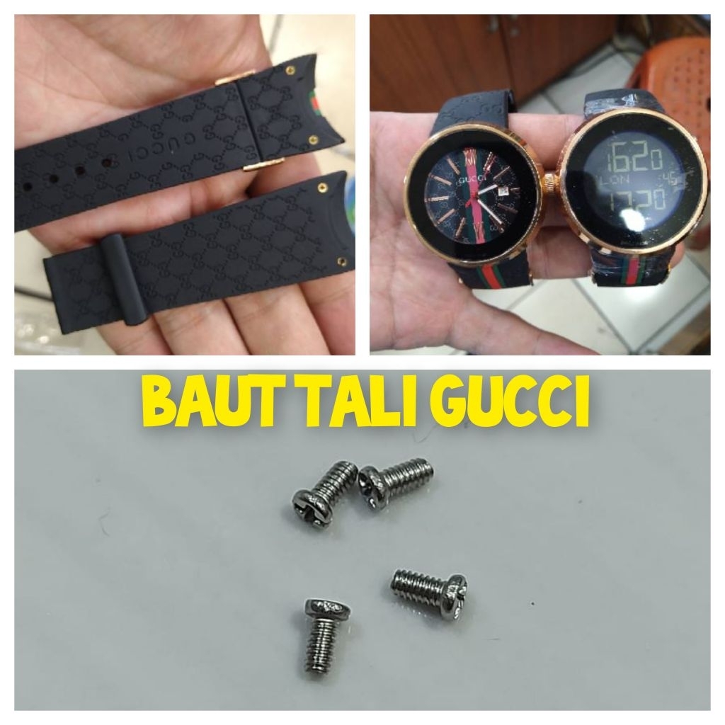 Baut/ Mur buat tali jam tangan Karet Guci