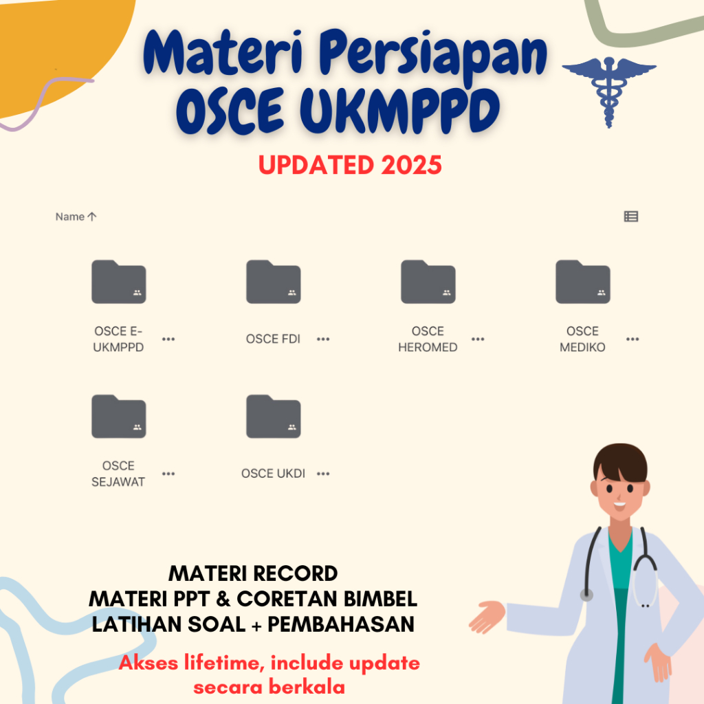 Materi OSCE ukmppd videos dan pdf coretan