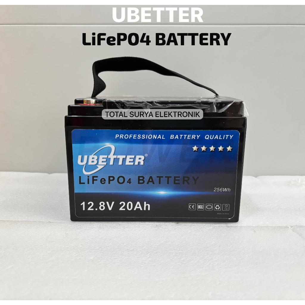 BATERAI LITHIUM LIFEPO4 UBETTER 12,8V 20AH