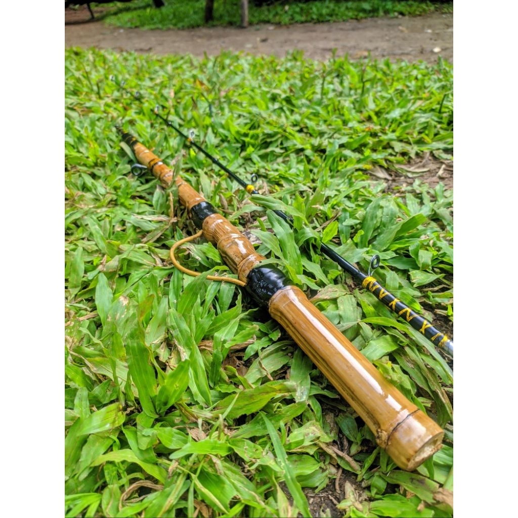 Joran pancing bambu cendani besutan ikan mas galatama