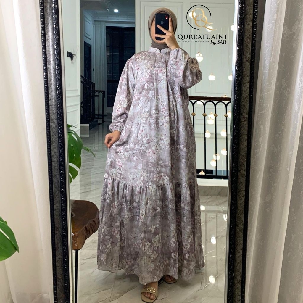 Qurratuaini.Q - Clara Gamis Crespo Dress Kondangan Pesta Mewah