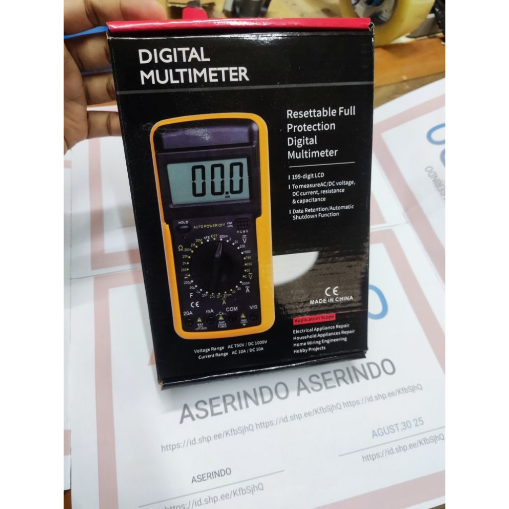 MULTITESTER DIGITAL VC 9205A/AVOMETER MULTIMETER VC 9205A