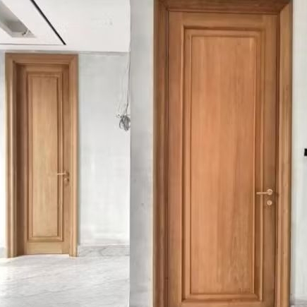 2 Daun pintu kayu kamper