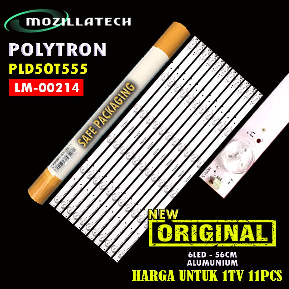 BACKLIGHT TV LED POLYTRON 50 PLD50T555 50T555 50INC SVH500A22-REV05-6LED