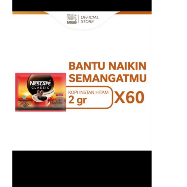 nescafe classic 2 gr x 60