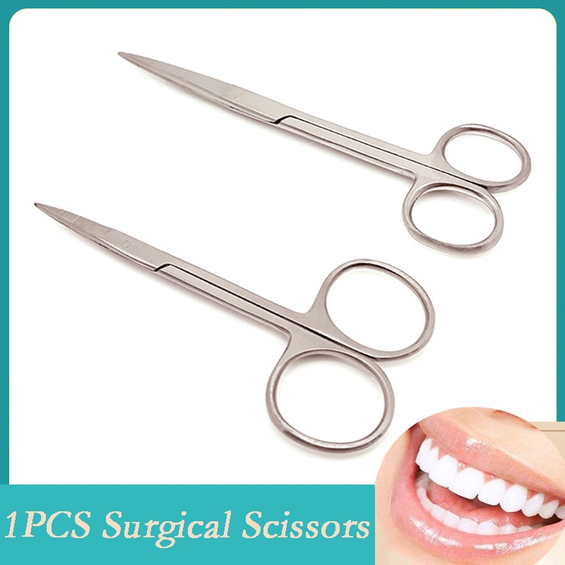 dental surgical scissors / gunting jaringan lurus / gunting bedah gigi iris scissor/ /gunting iris /