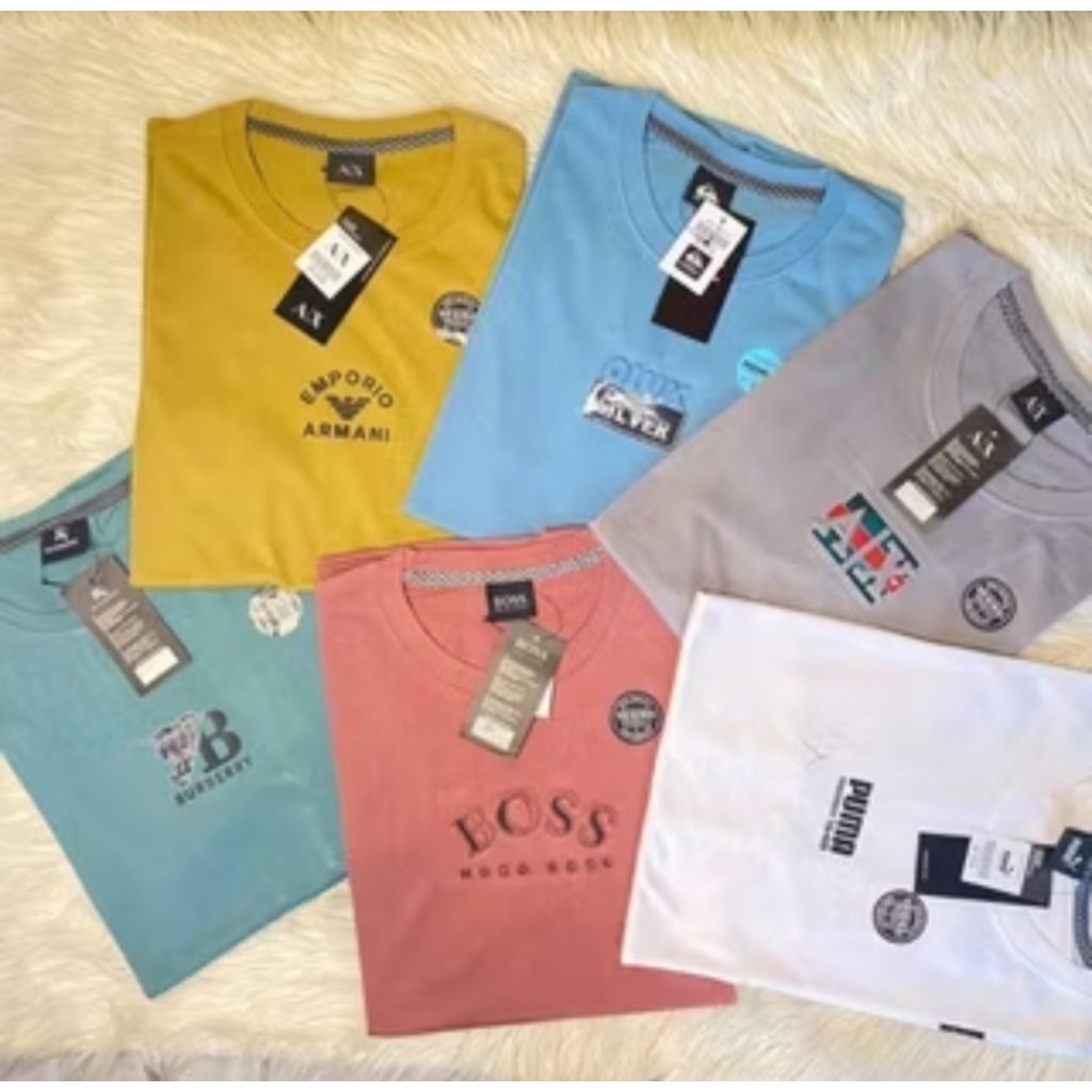 kaos 5/100 ribu, kaos oblong murah D'B35T, paket 100 ribu dapat 5