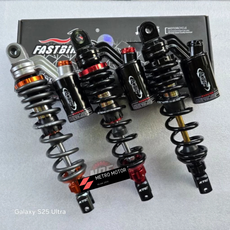 EXTREME NEW - Shockbreakers Tabung Atas 310mm/330mm Shock Belakang COPYAN Model Extreme Vario Mio Be