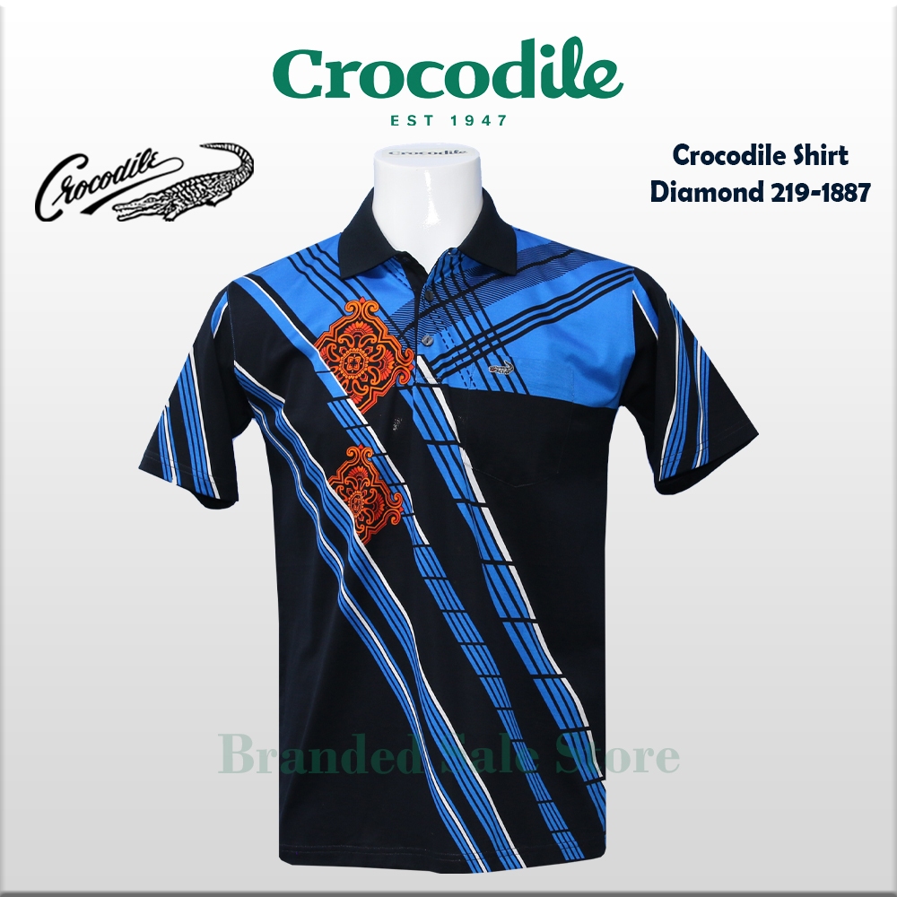 Polo Shirt Kaos Kerah  Original CROCODILE Diamond, 219-1887-02