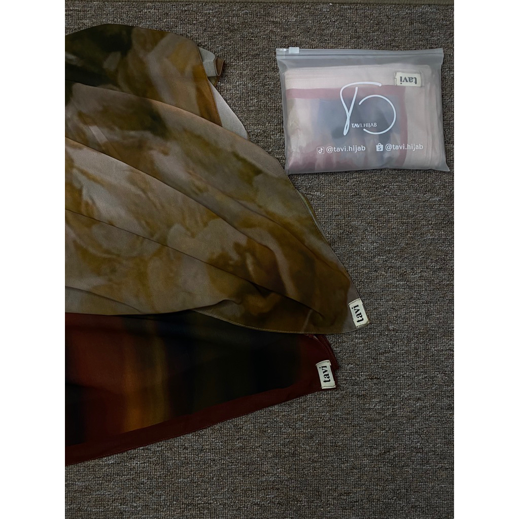 Tavi Hijab - Pashmina Printed Ceruty - Pashmina Motif Printed - Pashmina Ceruty termurah