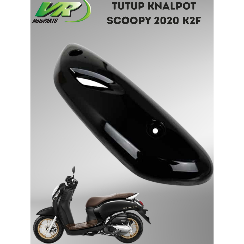02-B62-342-40AA Tutup Knalpot Scoopy 2020