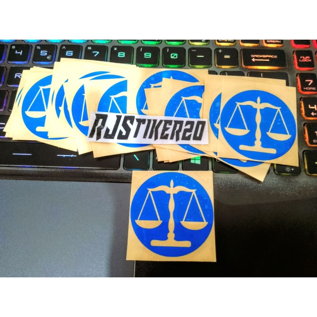 Sticker Cutting Logo Lawyer / Sticker Motor / Sticker peradi