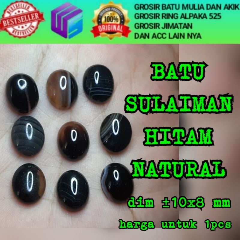 MATA CINCIN BATU SULAIMAN HITAM MINION