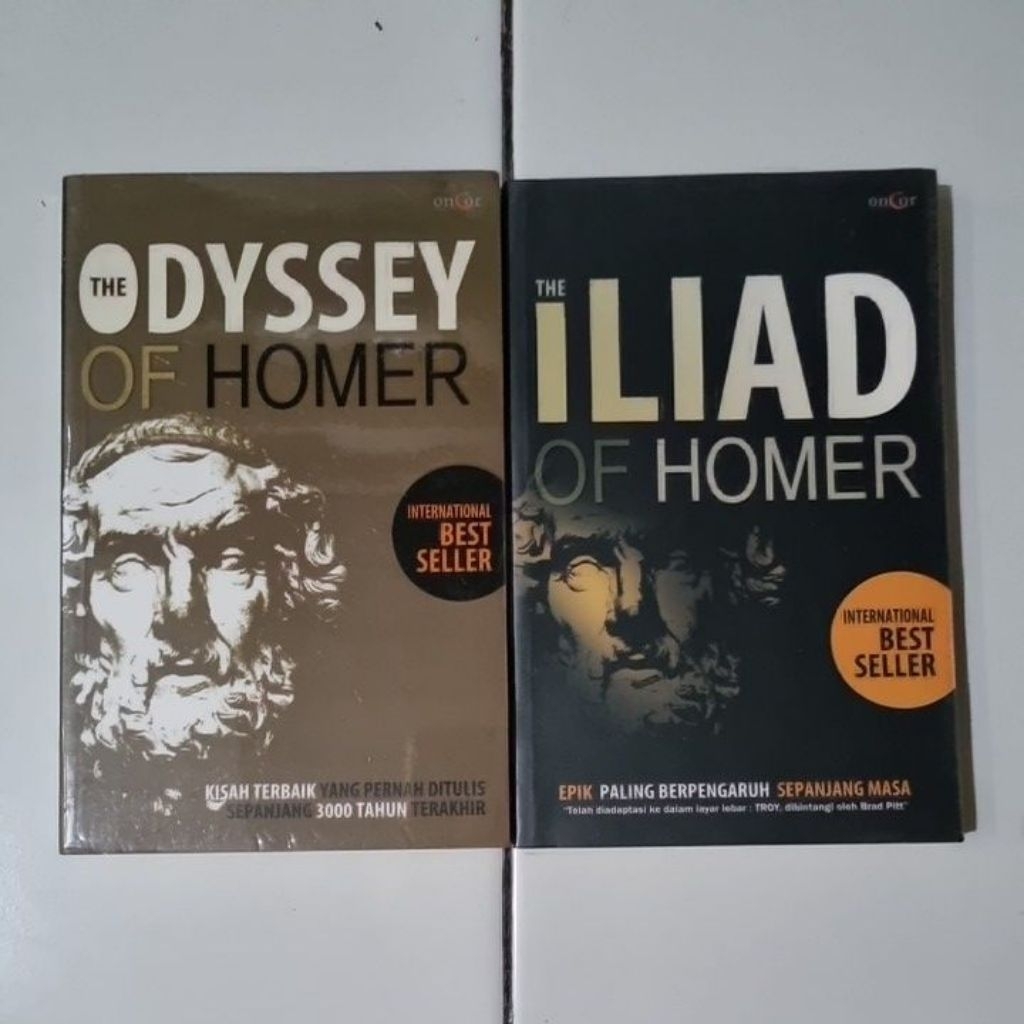 Odyssey of Homer & Iliad of Homer Preloved ORIGINAL Terjemahan