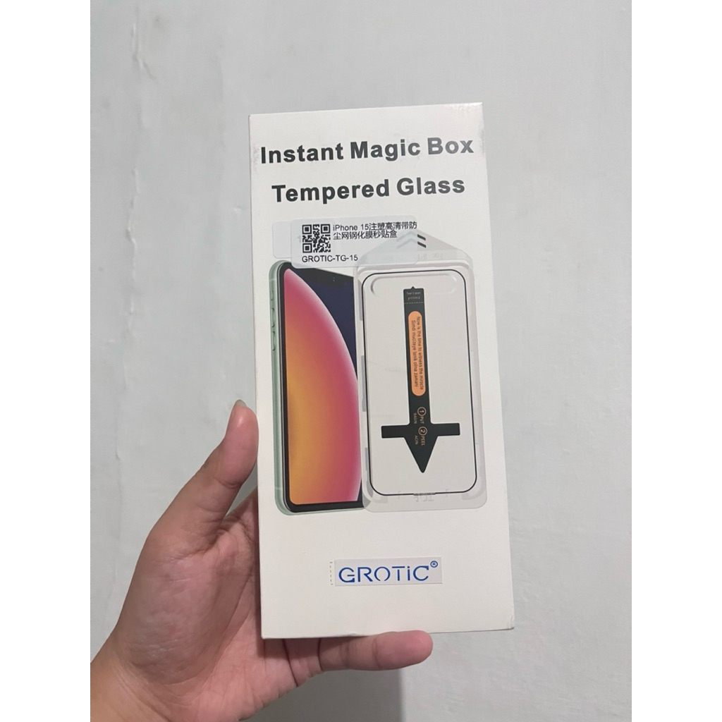 grotic tempered glass iphone 15