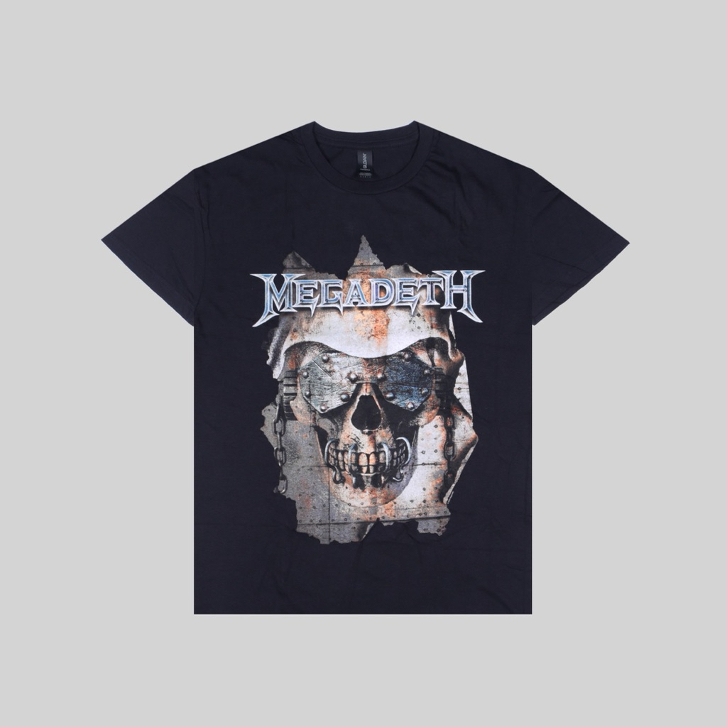 Tshirt MEGADETH - RIPPED | Kaos Band Pria Reguler Original Merchandise