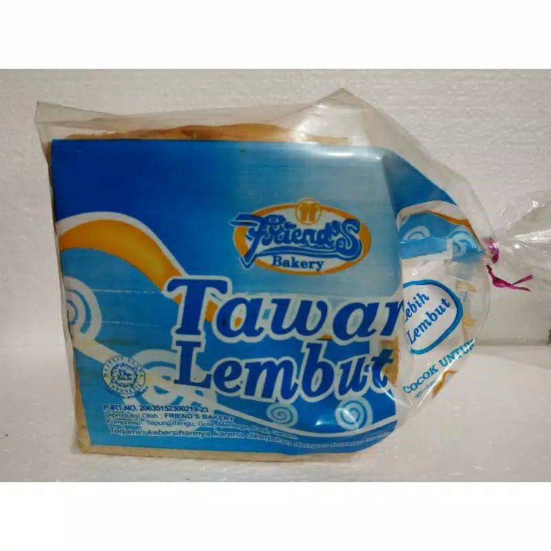 Roti Tawar lembut friends bakery