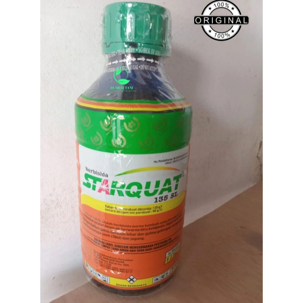 Herbisida Kontak Starquat 135SL Kemasan 1 Liter