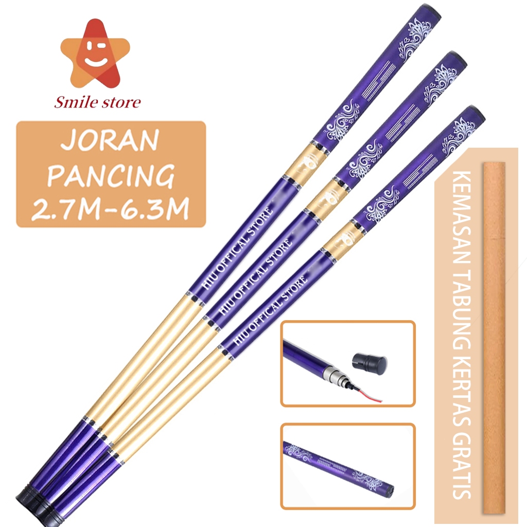 HIUU Joran Tangan Teleskopik Super Ringan - Kualitas Setara Brand Mahal dengan Harga Langsung Pabrik