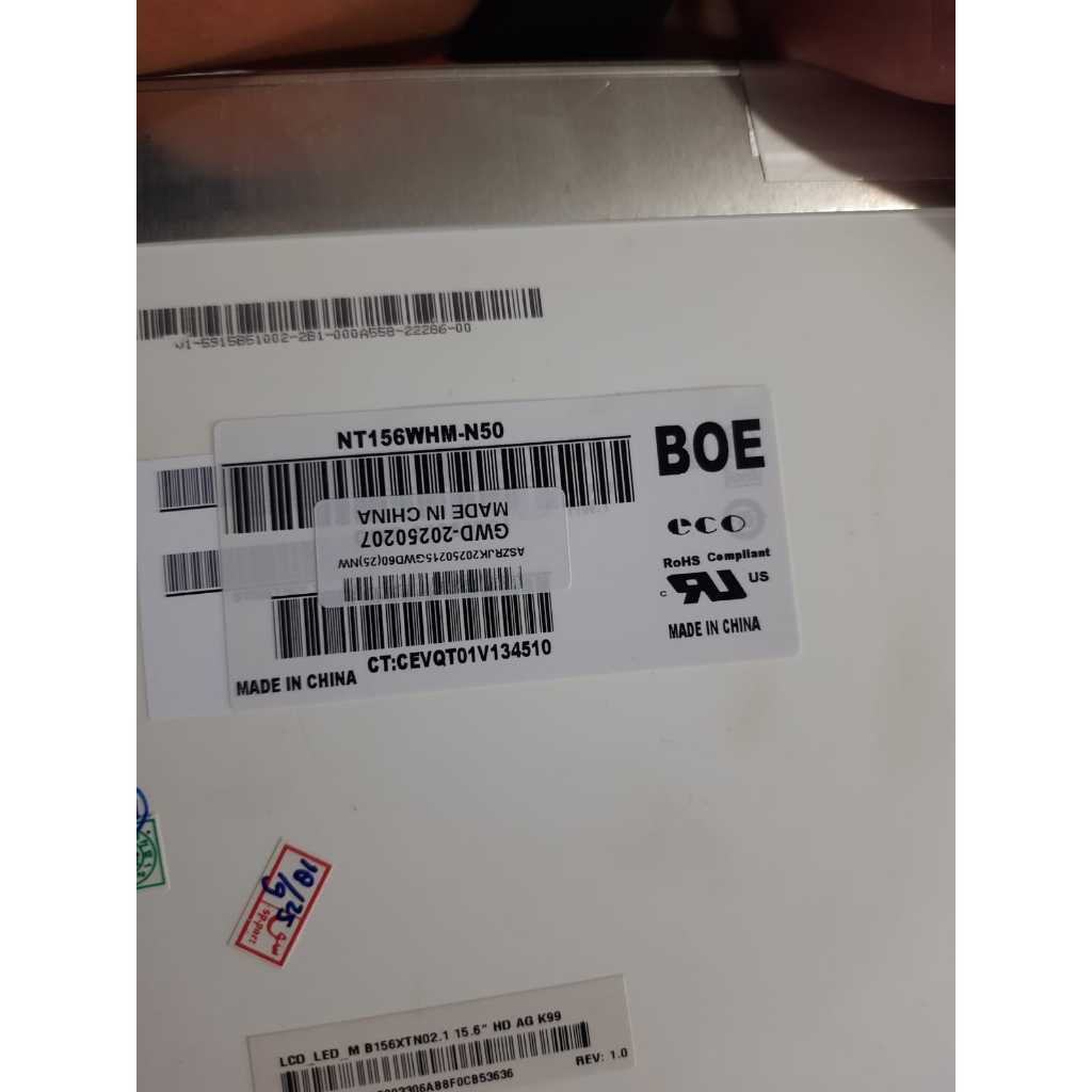 Layar Led Lcd 15.6" Tebal 40 Pin 15.6 Inch 40 Pin Standar