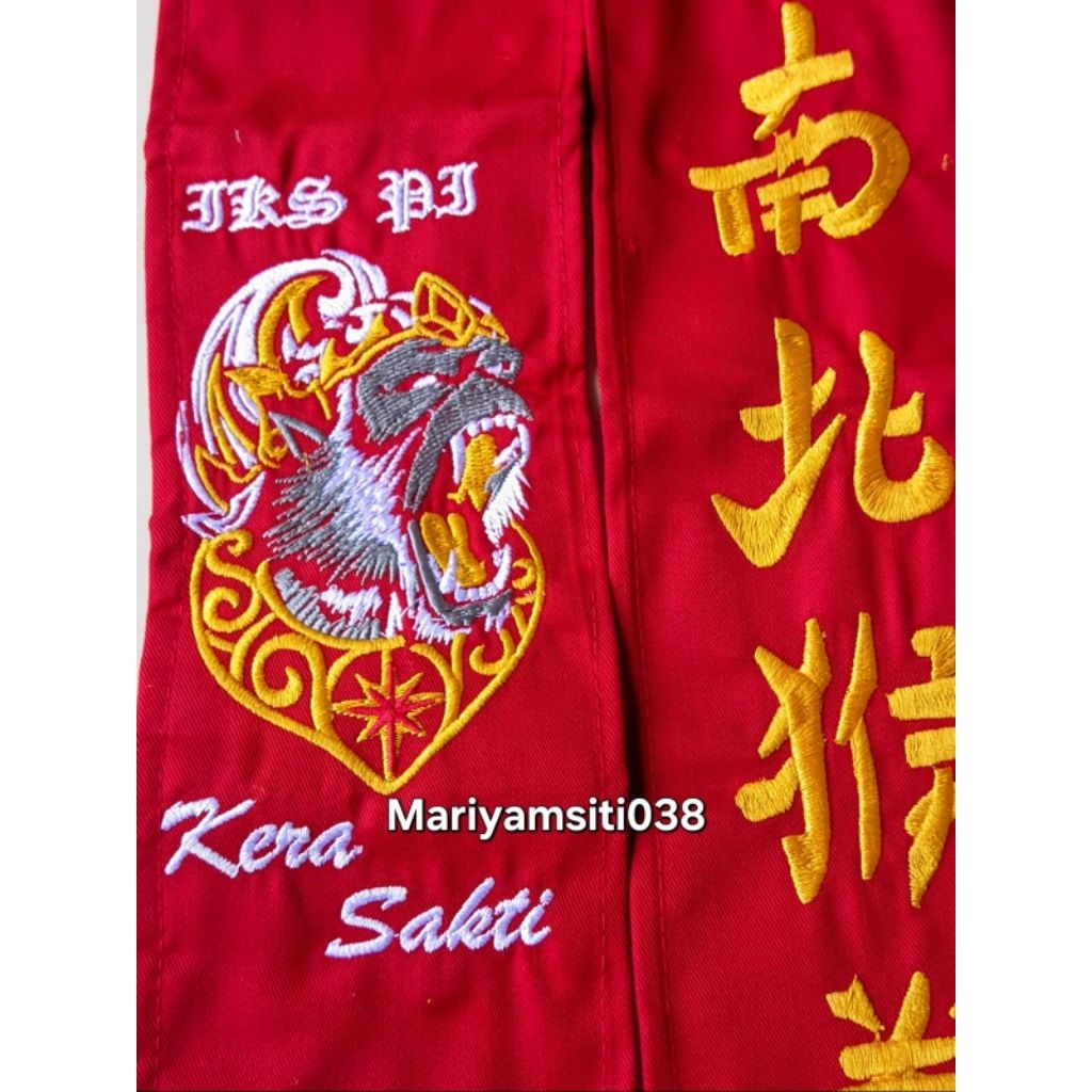 Sabuk ikspi kera sakti merah drill anoman sabuk merah ikspi kera sakti sabuk iks tingkat 2 sabuk iks