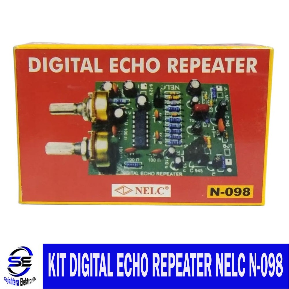 KIT DIGITAL ECHO REPEATER NELC N-098 / RANGKAIAN KIT ECHO DIGITAL KIT ECHO DIGITAL 2 POTENSIO NELC