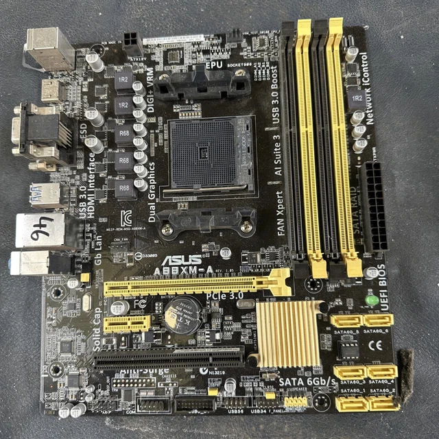 Motherboard mobo FM2+ Slot RAM 4 DDR3 support A4/ A6/ A8/ A10