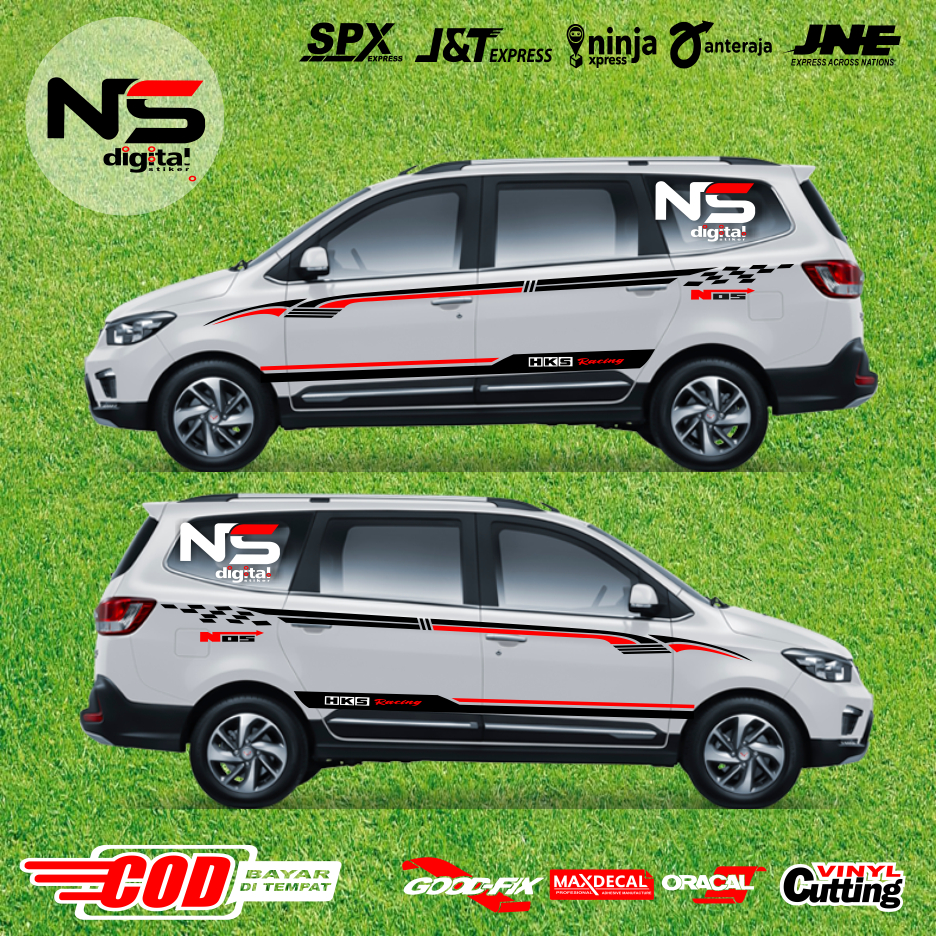 Stiker Mobil Wuling Confero Sticker Cutting Wuling Confero Terbaru