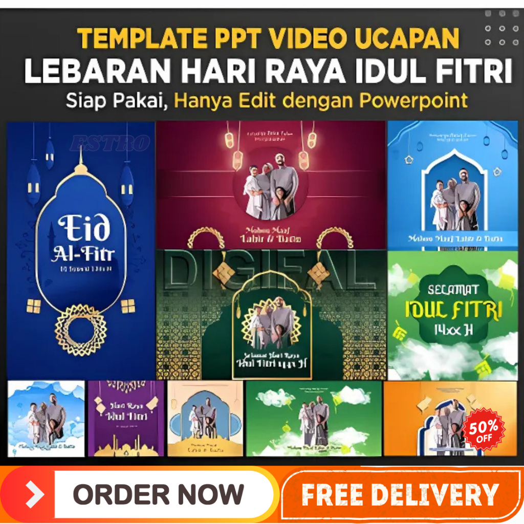 Template PPT Video Ucapan Islami