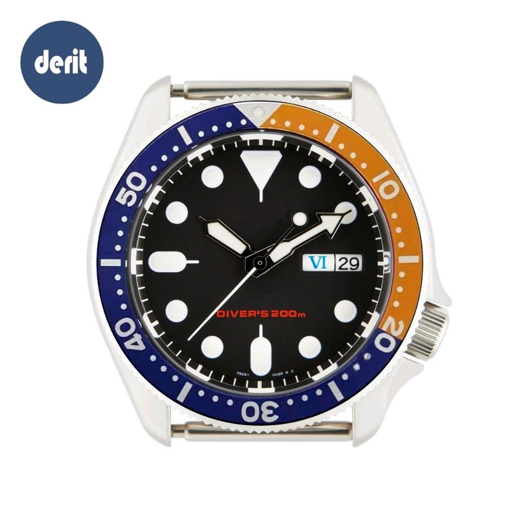 Bezel Insert SKX007 / SRPD Pepsi Aluminium Merah Kuning SKX009 Lingkaran Casing SKX