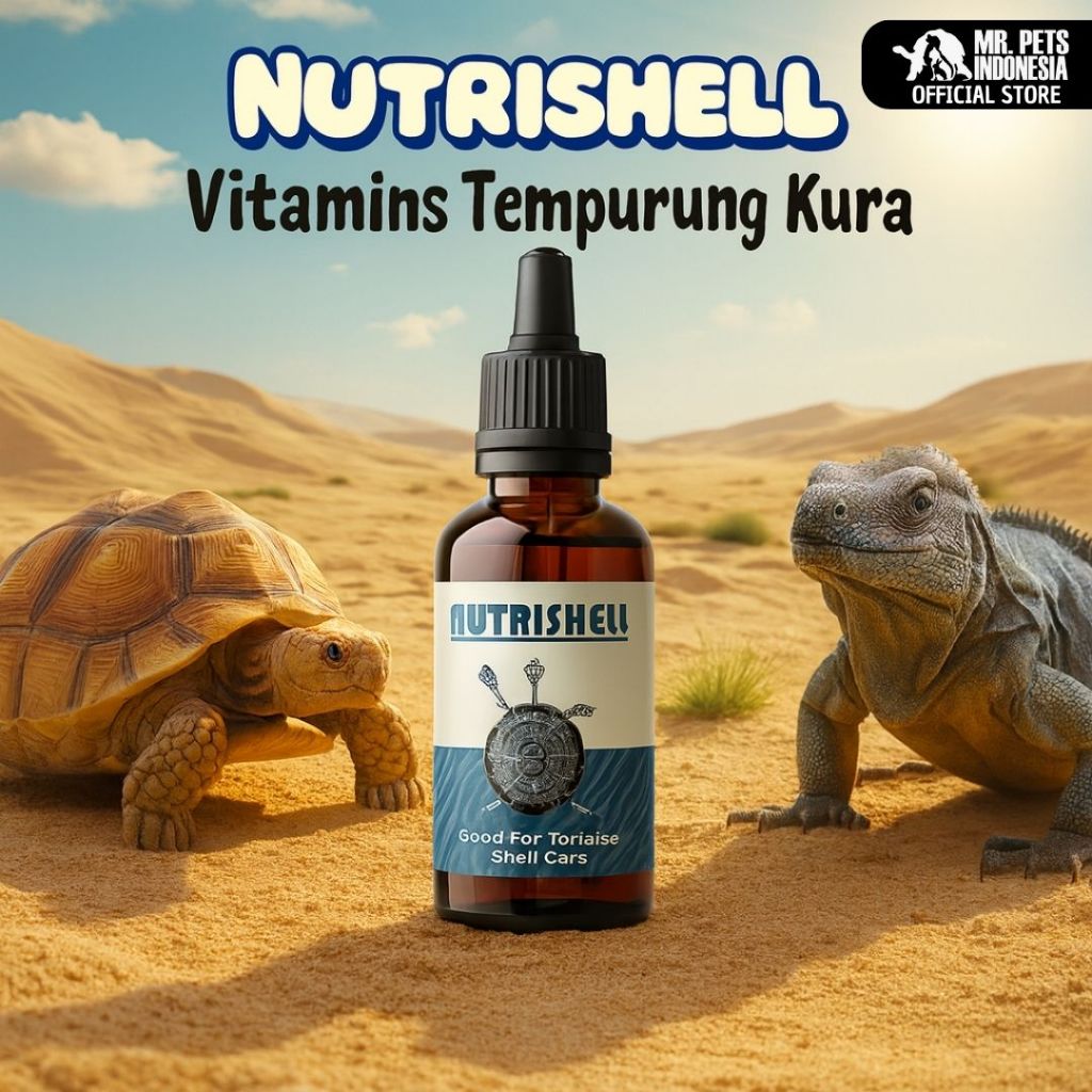 MR TORTO - NUTRISHELL // VITAMIN TEMPURUNG KURA // PELEMBAB TEMPURUNG KURA // TORTO BALM