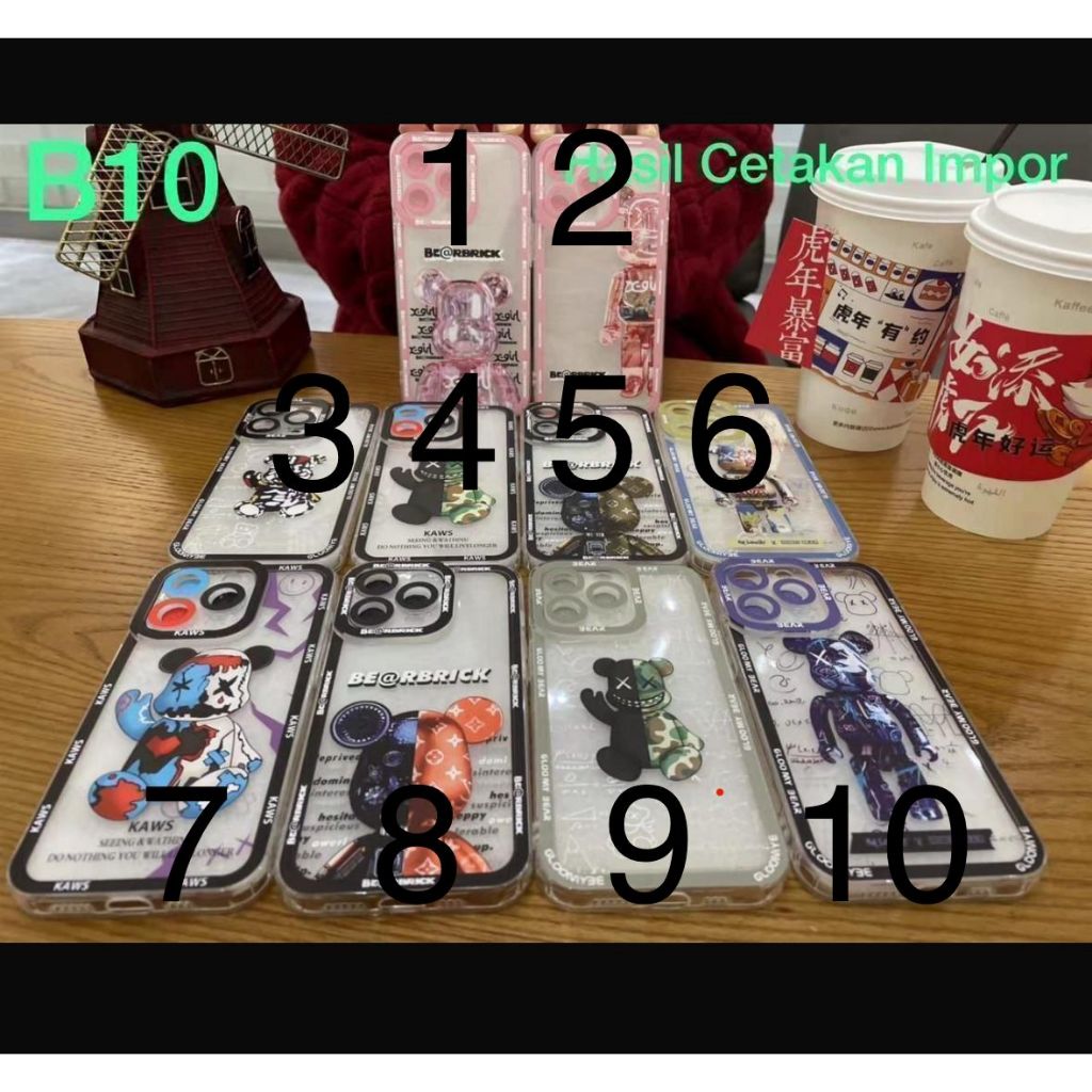 TPU CASE BENING GAMBAR KAWS FOR OPPO A3S, REALME C2, C12, VIVO Y51