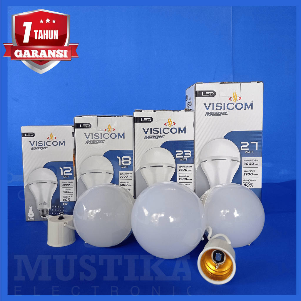 Lampu Led Visicom Emergency Otomatis 12/18/23W