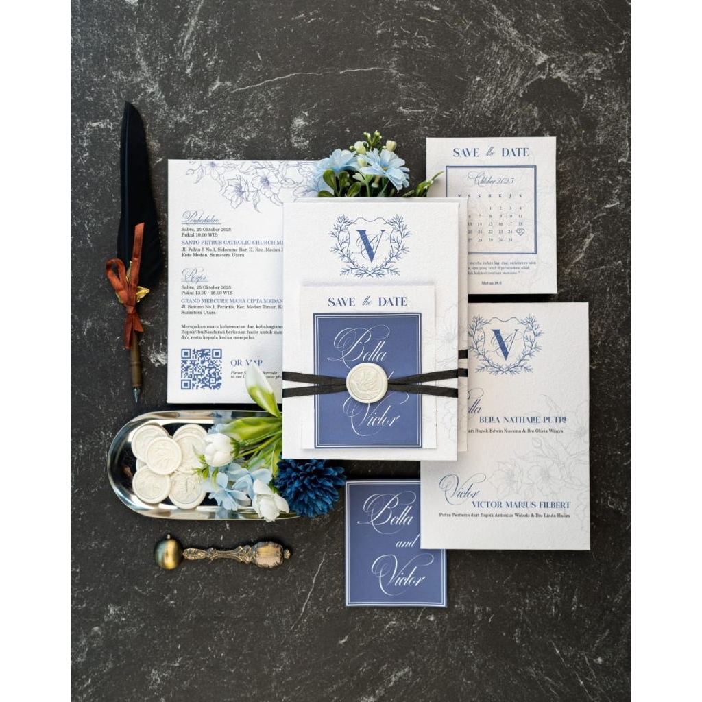 jasa desain Undangan Digital Pernikahan Luxury Elegant